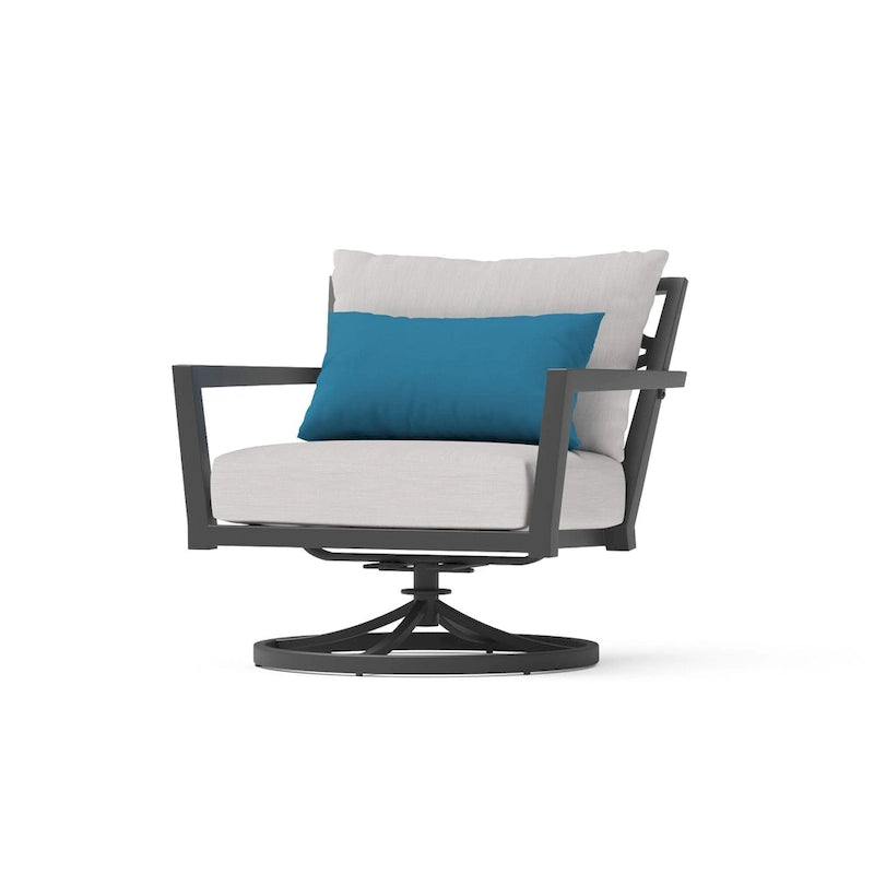 Ensemble de conversation feu de camp Venetia 5 pièces Sunbrella pour patio extérieur