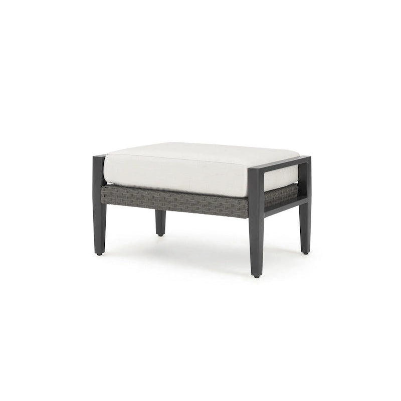 Ensemble de salon de jardin Vistano 7 pièces Sunbrella avec fauteuil inclinable - Gris