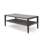 Ensemble de salon de jardin Vistano 7 pièces Sunbrella avec fauteuil inclinable - Gris