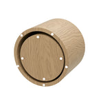 Ensemble de 2 pièces : table d'appoint et table basse avec placage chêne