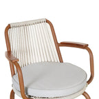 Christopher Knight Home - Tabourets de bar Jordan modernes en rotin tressé avec dossier et accoudoirs, lot de 2