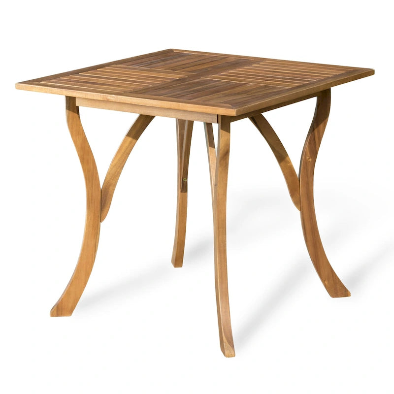 Ensemble de salle à manger d'extérieur 5 pièces en bois d'acacia Captef par Christopher Knight Home