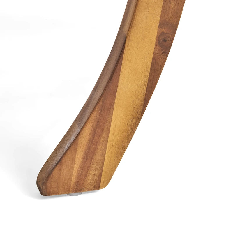 Ensemble de salle à manger d'extérieur 5 pièces en bois d'acacia Captef par Christopher Knight Home