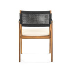 Ensemble de salle à manger d'extérieur 5 pièces en bois d'acacia Captef par Christopher Knight Home