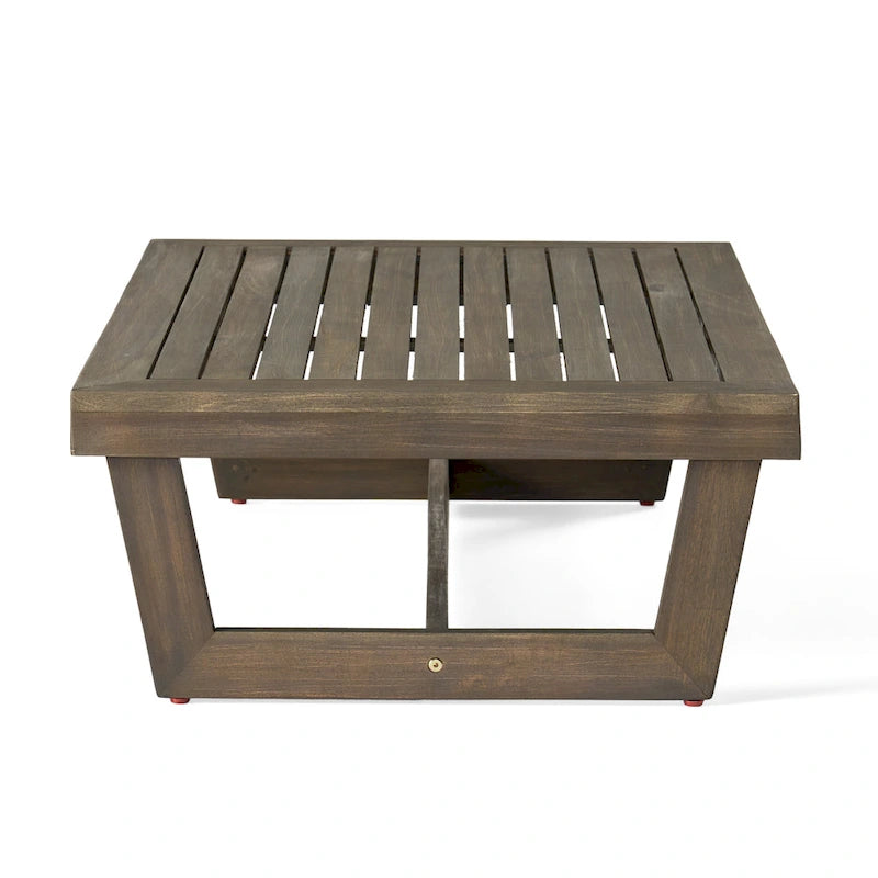 Christopher Knight Home - Ensemble canapé de jardin Sherwood en acacia avec table basse