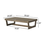 Christopher Knight Home - Ensemble canapé de jardin Sherwood en acacia avec table basse