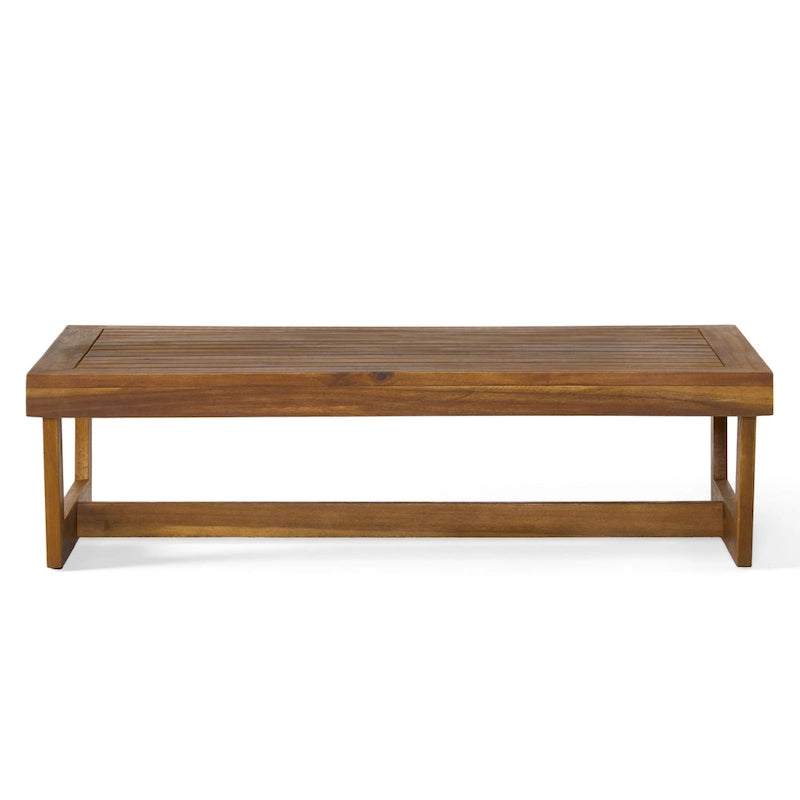 Christopher Knight Home - Ensemble canapé de jardin Sherwood en acacia avec table basse
