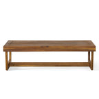 Christopher Knight Home - Ensemble canapé de jardin Sherwood en acacia avec table basse