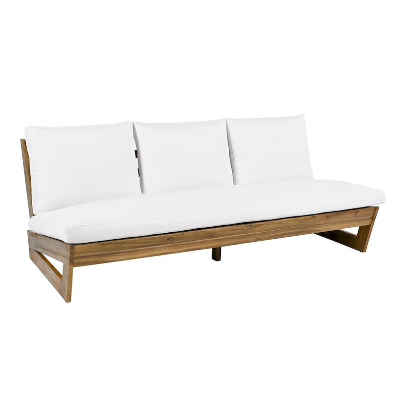 Christopher Knight Home - Ensemble canapé de jardin Sherwood en acacia avec table basse