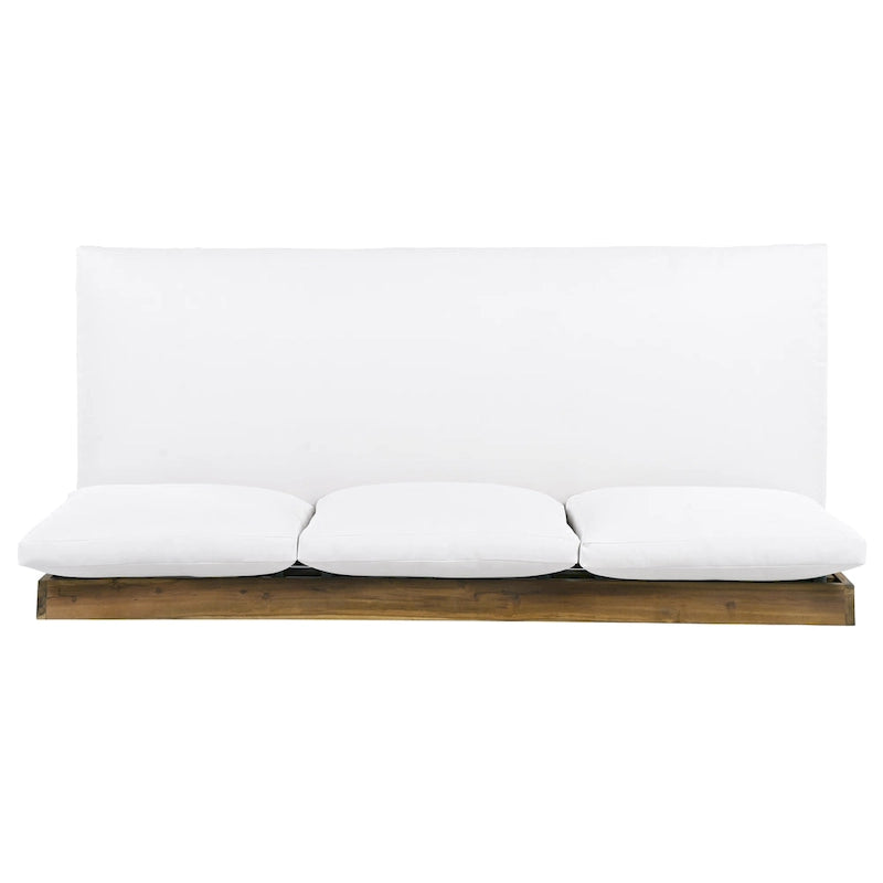 Christopher Knight Home - Ensemble canapé de jardin Sherwood en acacia avec table basse