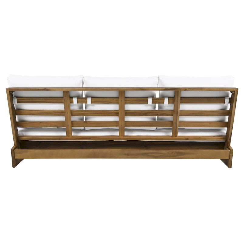 Christopher Knight Home - Ensemble canapé de jardin Sherwood en acacia avec table basse