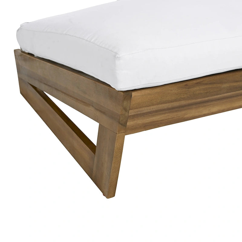 Christopher Knight Home - Ensemble canapé de jardin Sherwood en acacia avec table basse