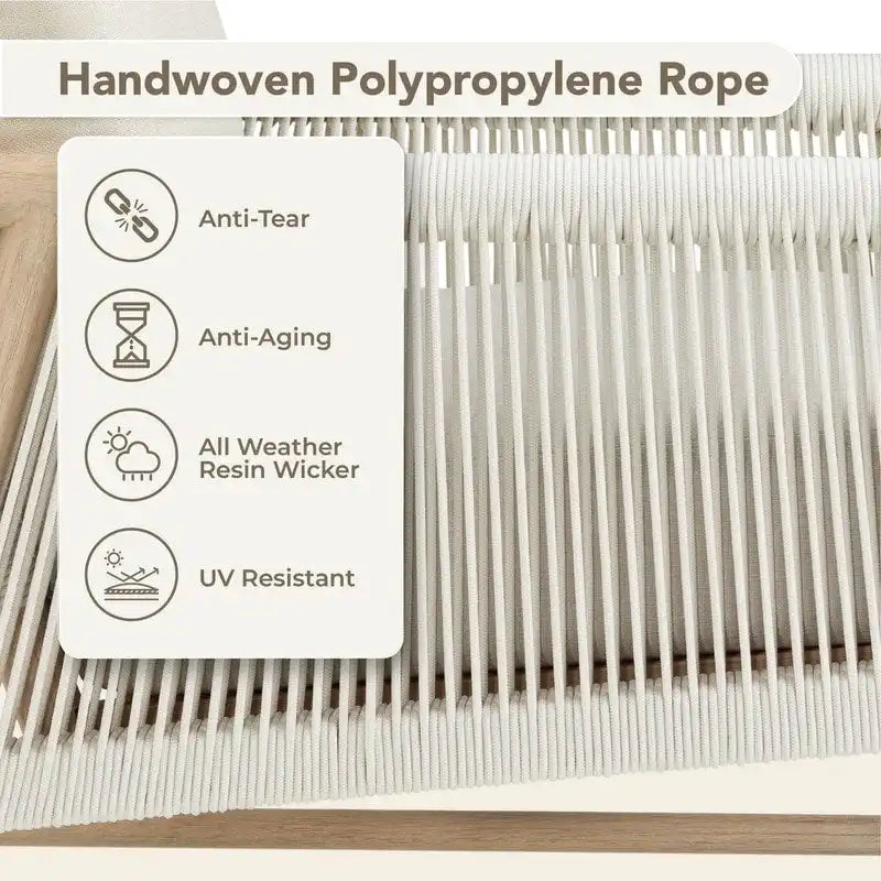 Ensemble bistro Lynn 3 pièces en bois pour patio extérieur