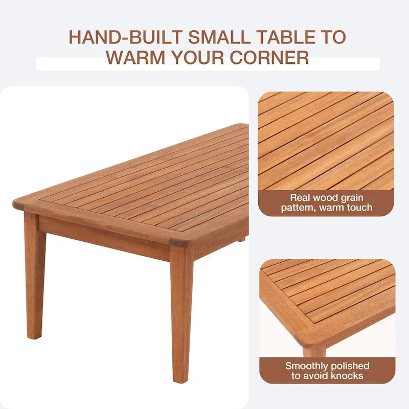 Ensemble de canapé d'extérieur 2 pièces avec table