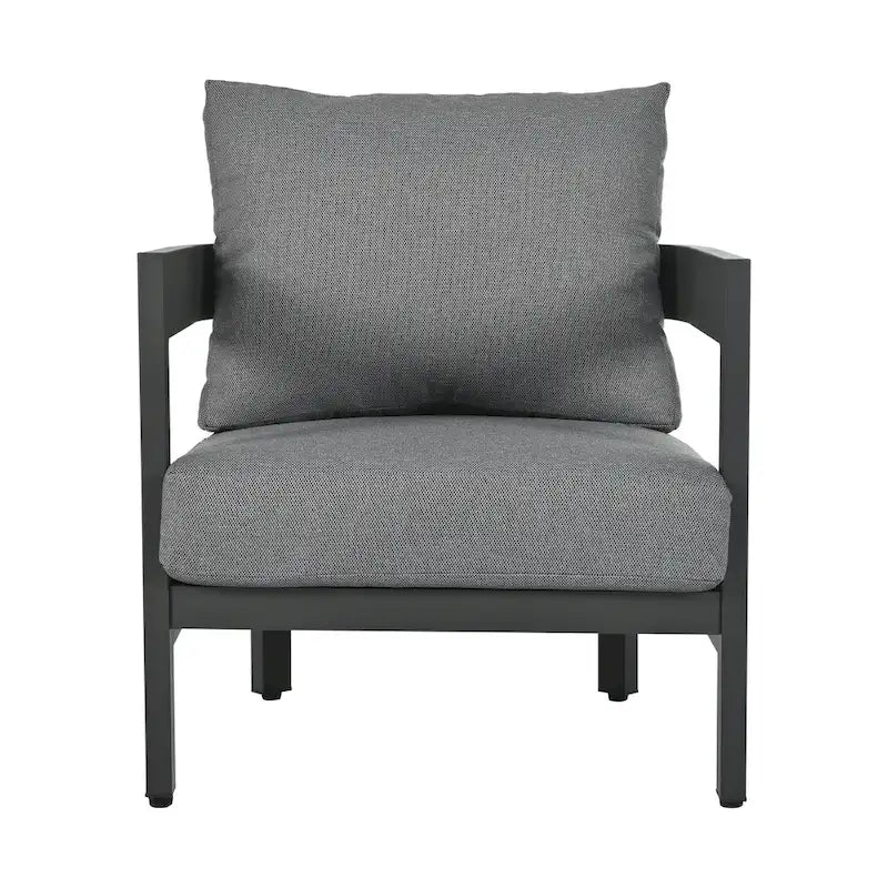 Ensemble de canapé d'extérieur moderne Roomfitters avec table, mobilier de patio multi-personnes pour jardin, cour, balcon