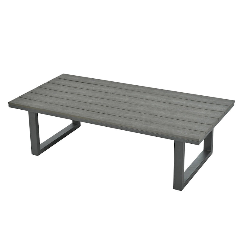 Ensemble de canapé d'extérieur moderne Roomfitters avec table, mobilier de patio multi-personnes pour jardin, cour, balcon