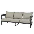 Ensemble de canapé d'extérieur moderne Roomfitters avec table, mobilier de patio multi-personnes pour jardin, cour, balcon