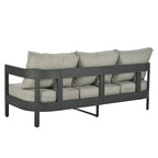 Ensemble de canapé d'extérieur moderne Roomfitters avec table, mobilier de patio multi-personnes pour jardin, cour, balcon