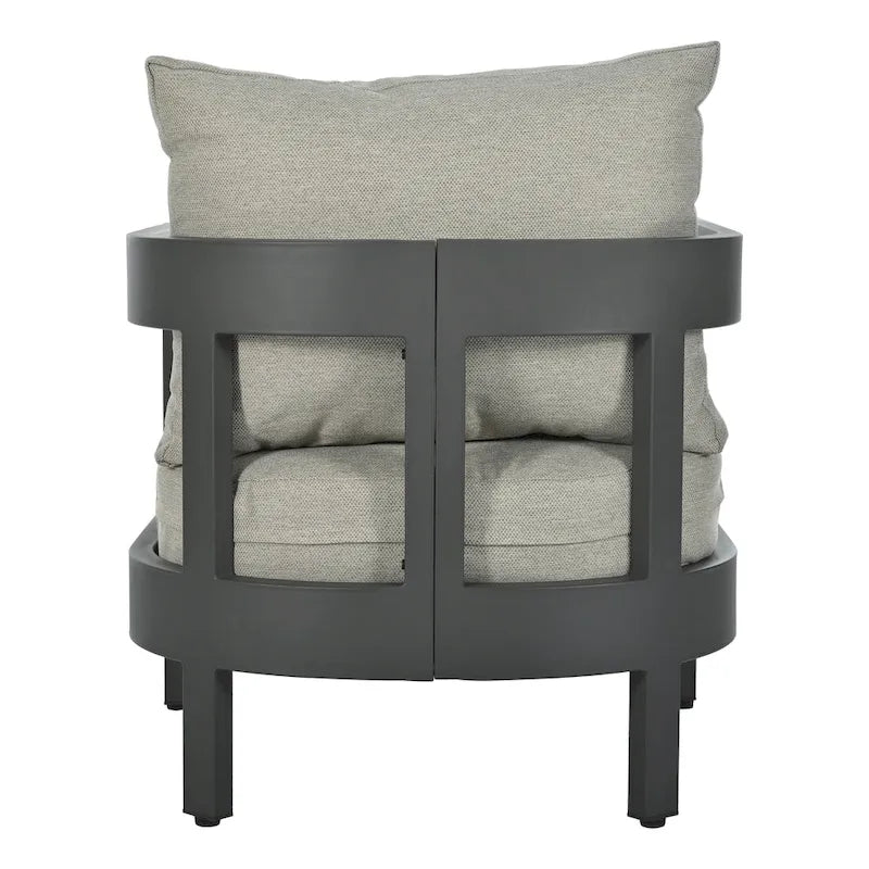 Ensemble de canapé d'extérieur moderne Roomfitters avec table, mobilier de patio multi-personnes pour jardin, cour, balcon