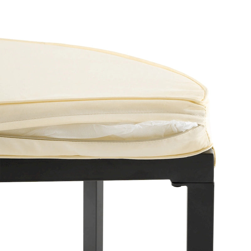 Ensemble de canapés d'angle modernes pour extérieur, salon de jardin, ensemble de conversation extérieur avec coussins