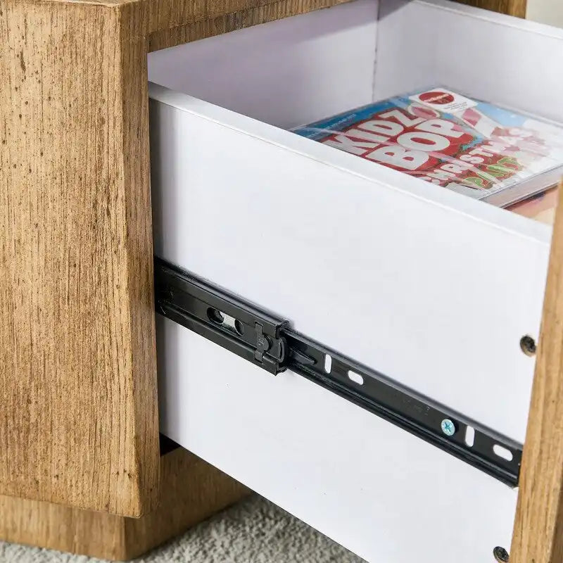 Table basse hexagonale en MDF avec tiroirs. Design simple et pratique, fabriquée à partir de matériaux de haute qualité pour une fonctionnalité élégante.