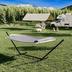 2 Person Heavy Duty Double Hammock, with Collapsible Steel Frame
