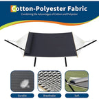 Hamac double robuste pour 2 personnes, avec cadre en acier pliable