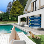 Hamac double robuste pour 2 personnes, avec cadre en acier pliable