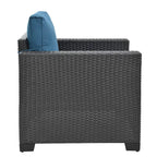 Ensemble de mobilier de jardin 10 pièces, canapé d'angle en rotin pour terrasse, ensemble de conversation résistant aux intempéries avec coussins et table basse