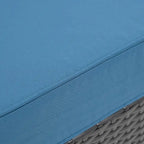 Ensemble de mobilier de jardin 10 pièces, canapé d'angle en rotin pour terrasse, ensemble de conversation résistant aux intempéries avec coussins et table basse