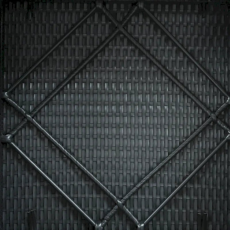 Ensemble de mobilier de jardin 10 pièces, canapé d'angle en rotin pour terrasse, ensemble de conversation résistant aux intempéries avec coussins et table basse