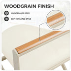 Lot de 2 chaises de réalisateur pliantes, assise en toile et accoudoirs imitation bois, noires