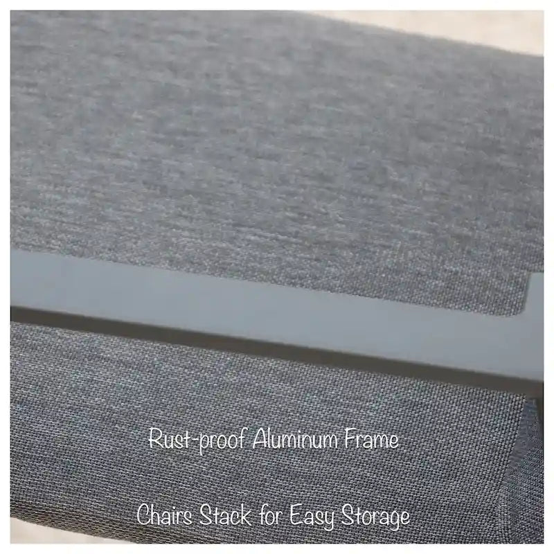 Ensemble de salle à manger d'extérieur Tropea 13 pièces en aluminium gris foncé avec sac de transport gris nuit - Non disponible