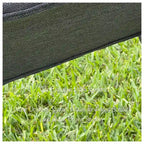 Ensemble de salle à manger d'extérieur Tropea 13 pièces en aluminium gris foncé avec sac de transport gris nuit - Non disponible