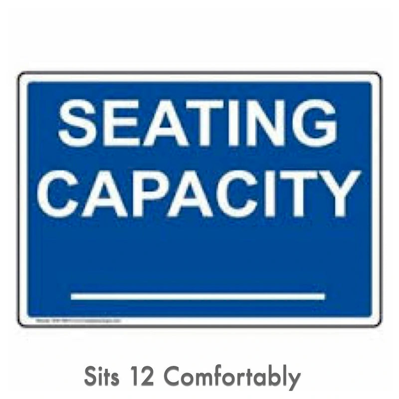 Ensemble de salle à manger d'extérieur Tropea 13 pièces en aluminium gris foncé avec sac de transport gris nuit - Non disponible