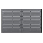 Ensemble de salle à manger d'extérieur 7 pièces, comprenant 6 chaises de patio empilables et une table rectangulaire pour patio ou balcon.