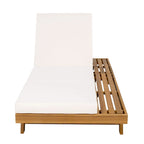 Ensemble de 2 chaises longues d'extérieur Michael en acacia de Christopher Knight Home