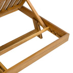 Ensemble de 2 chaises longues d'extérieur Michael en acacia de Christopher Knight Home