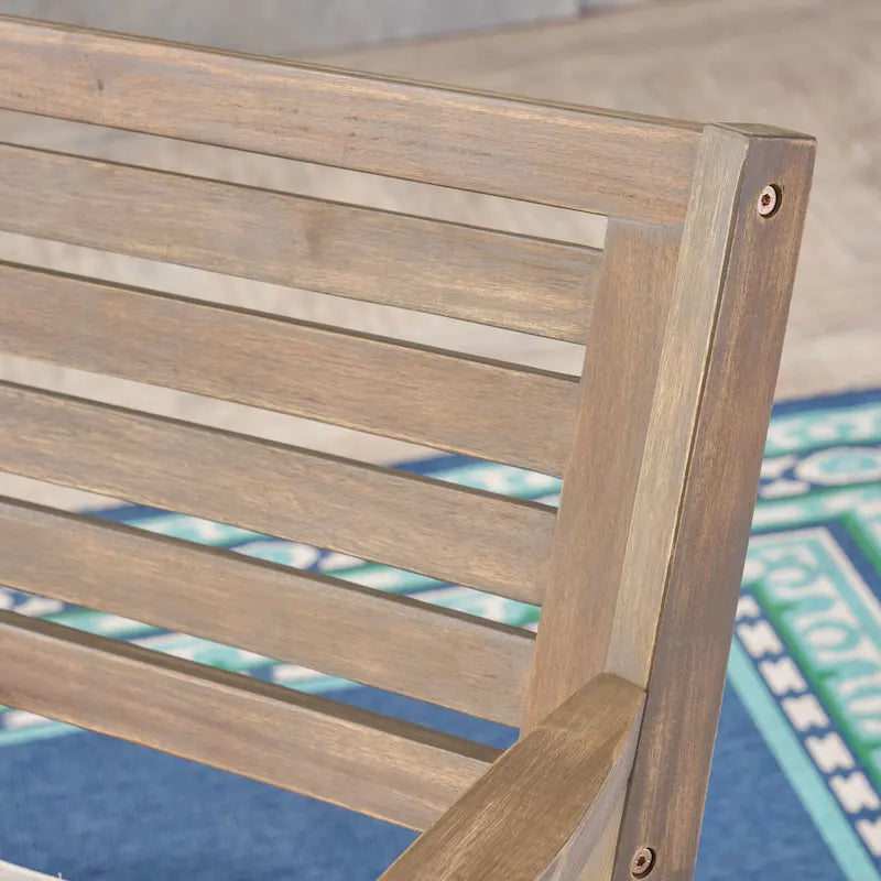 Ensemble de salle à manger 7 pièces en bois d'acacia Della par Christopher Knight Home