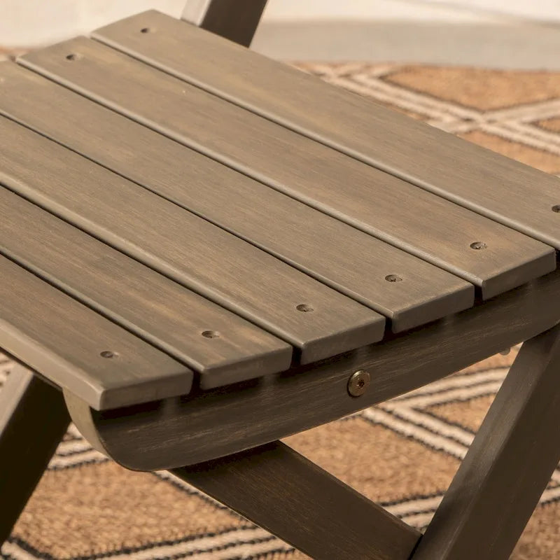 Ensemble bistro pliable 3 pièces en bois d'acacia Positano Outdoor de Christopher Knight Home