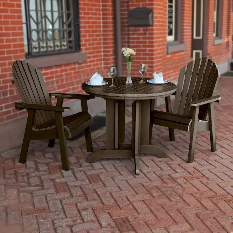 Highwood Commercial 3-Piece Muskoka Adirondack 36 Bistro Dining Set