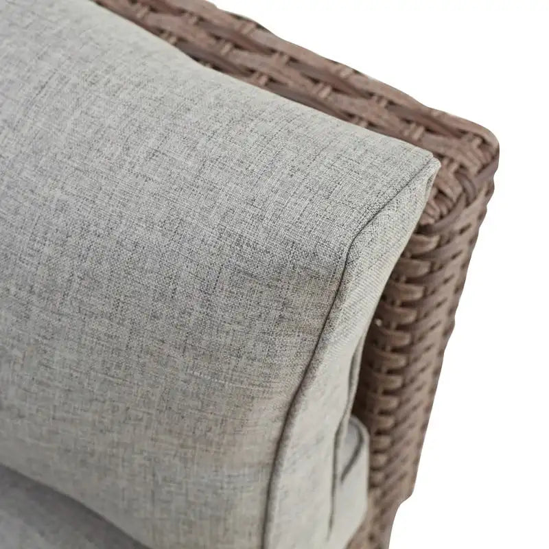 Ensemble de conversation d'extérieur Patio Festival à angle droit, 8 pièces