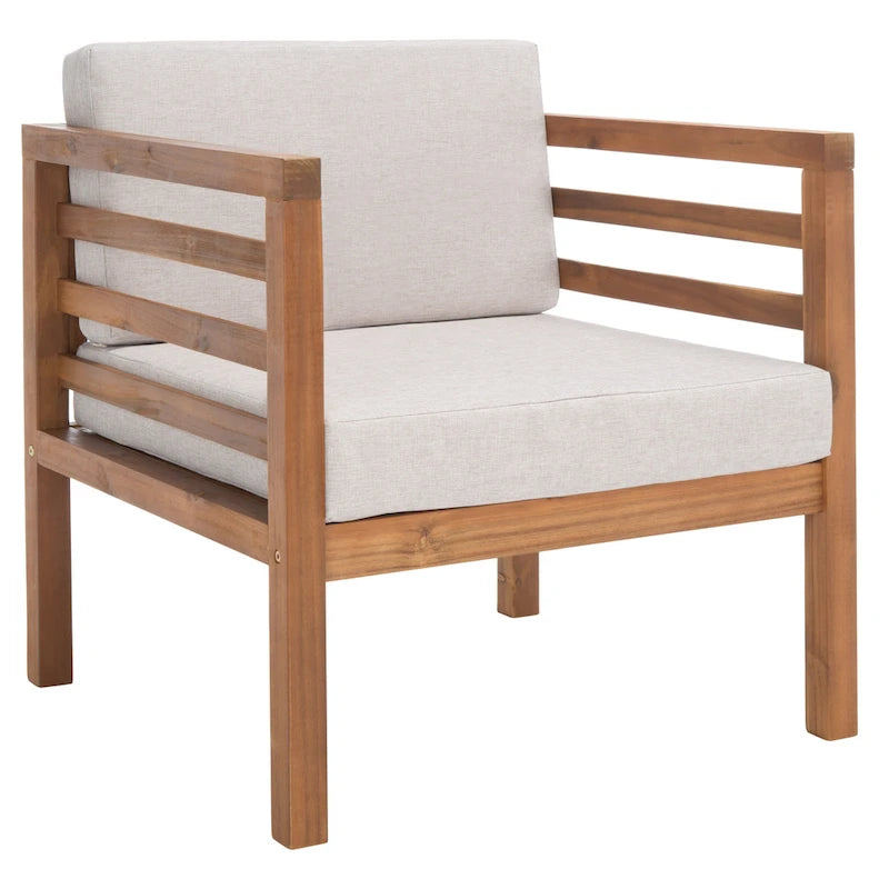 Ensemble de jardin Samira 4 pièces SAFAVIEH Outdoor - 66 cm (L) x 66 cm (P) x 124 cm (H)