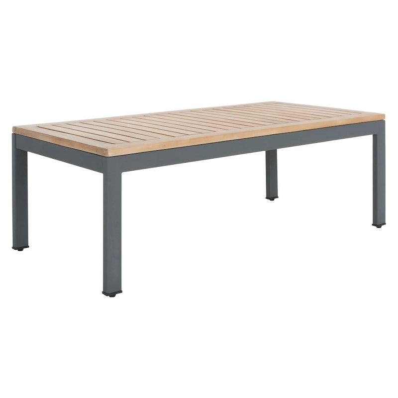 Ensemble de salon d'extérieur SAFAVIEH Astrit 4 pièces - 49 cm (L) x 28 cm (P) x 26 cm (H)