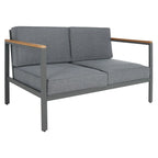 Ensemble de salon d'extérieur SAFAVIEH Astrit 4 pièces - 49 cm (L) x 28 cm (P) x 26 cm (H)