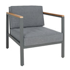 Ensemble de salon d'extérieur SAFAVIEH Astrit 4 pièces - 49 cm (L) x 28 cm (P) x 26 cm (H)