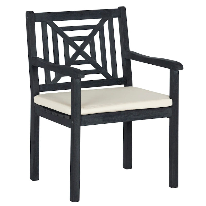 Ensemble de salle à manger d'extérieur SAFAVIEH Luize Mar en bois d'acacia 5 pièces - 35 po L x 36 po P x 30 po H