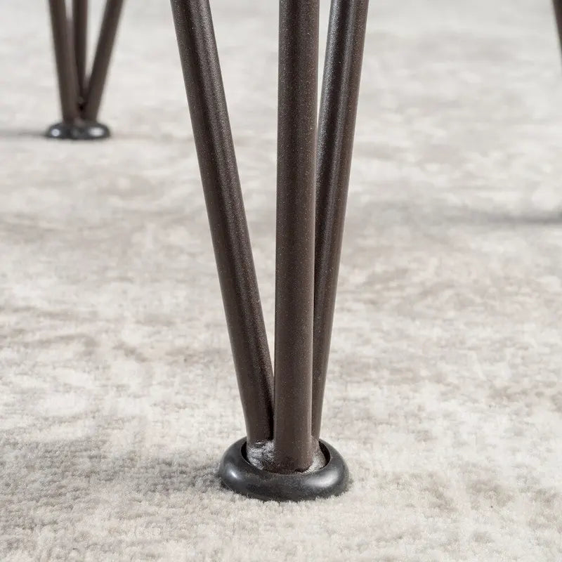 Table d'appoint industrielle d'extérieur en bois d'acacia Zion (lot de 2) par Christopher Knight Home