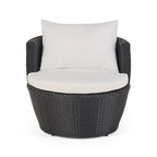 Ensemble de conversation en osier 3 pièces Kono par Christopher Knight Home