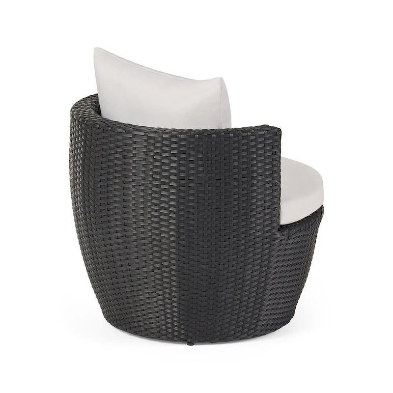 Ensemble de conversation en osier 3 pièces Kono par Christopher Knight Home